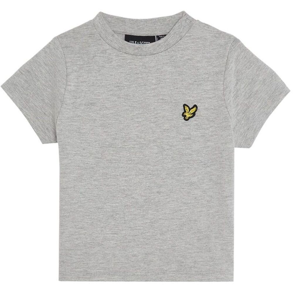 Lyle & Scott Baby Boys Crew Neck Regular T-Shirt / Light Grey